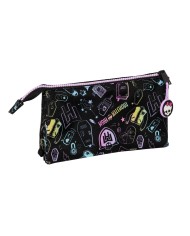 Astuccio Scuola Monster High Nero 22 x 12 x 3 cm Astuccio Scuola Monster High Nero 22 x 12 x 3 cm