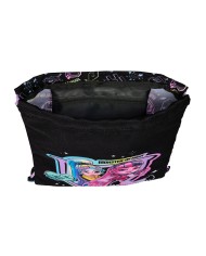Zainetto con Cordini Monster High Nero 26 x 34 x 1 cm