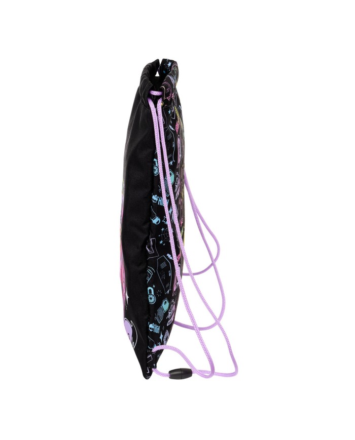 Zainetto con Cordini Monster High Nero 26 x 34 x 1 cm