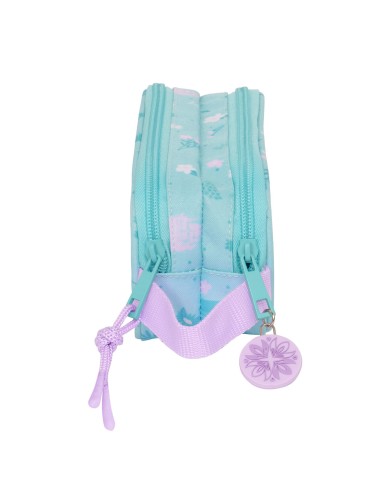 Portaoggetti Doppio Frozen Hello spring Azzurro Chiaro 21 x 8 x 6 cm