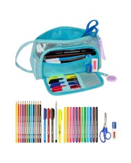 Astuccio per la Scuola con Accessori Frozen Hello spring Azzurro Chiaro 20 x 11 x 8.5 cm (32 Pezzi) Astuccio per la Scuola con Accessori Frozen Hello spring Azzurro Chiaro 20 x 11 x 8.5 cm (32 Pezzi)