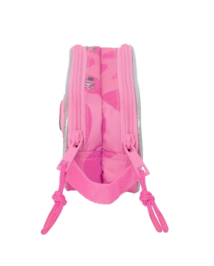 Portaoggetti Doppio Minnie Mouse Loving Rosa 21 x 8 x 6 cm Portaoggetti Doppio Minnie Mouse Loving Rosa 21 x 8 x 6 cm