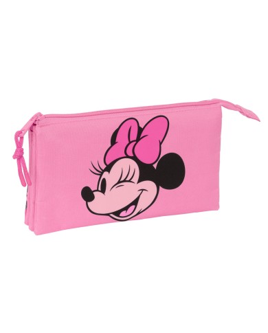 Portaoggetti Doppio Minnie Mouse Loving Rosa 22 x 12 x 3 cm Portaoggetti Doppio Minnie Mouse Loving Rosa 22 x 12 x 3 cm