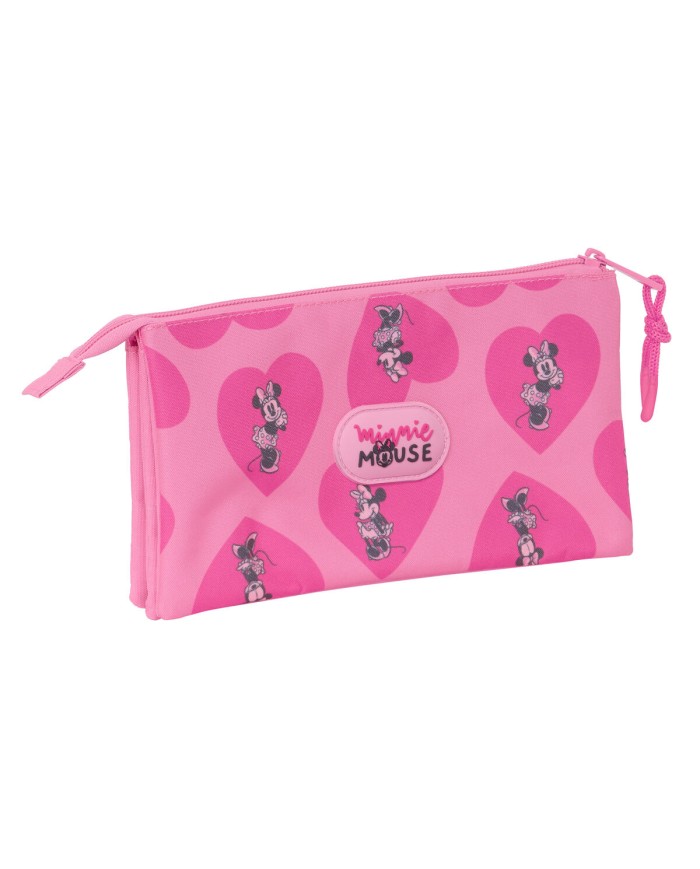 Portaoggetti Doppio Minnie Mouse Loving Rosa 22 x 12 x 3 cm Portaoggetti Doppio Minnie Mouse Loving Rosa 22 x 12 x 3 cm
