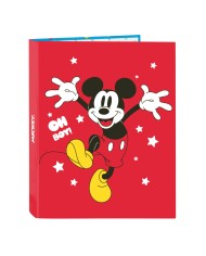 Raccoglitore ad anelli Mickey Mouse Clubhouse Fantastic Azzurro Rosso A4 26.5 x 33 x 4 cm Raccoglitore ad anelli Mickey Mouse Clubhouse Fantastic Azzurro Rosso A4 26.5 x 33 x 4 cm