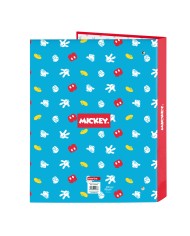 Raccoglitore ad anelli Mickey Mouse Clubhouse Fantastic Azzurro Rosso A4 26.5 x 33 x 4 cm Raccoglitore ad anelli Mickey Mouse Clubhouse Fantastic Azzurro Rosso A4 26.5 x 33 x 4 cm