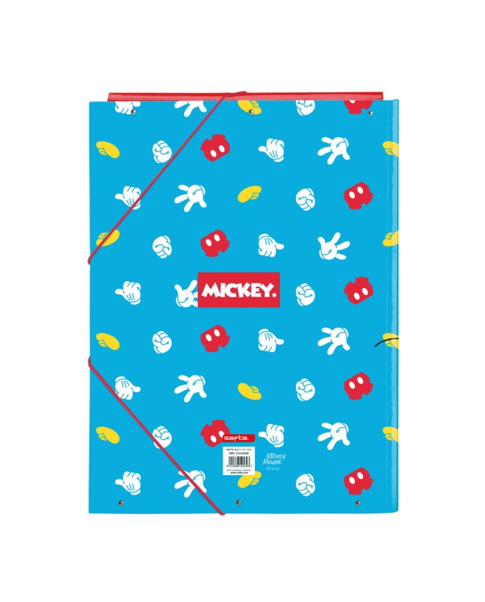 Fascicolo Mickey Mouse Clubhouse Fantastic Azzurro Rosso A4
