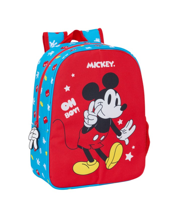 Zaino Scuola Mickey Mouse Clubhouse Fantastic Azzurro Rosso 26 x 34 x 11 cm Zaino Scuola Mickey Mouse Clubhouse Fantastic Azzurro Rosso 26 x 34 x 11 cm