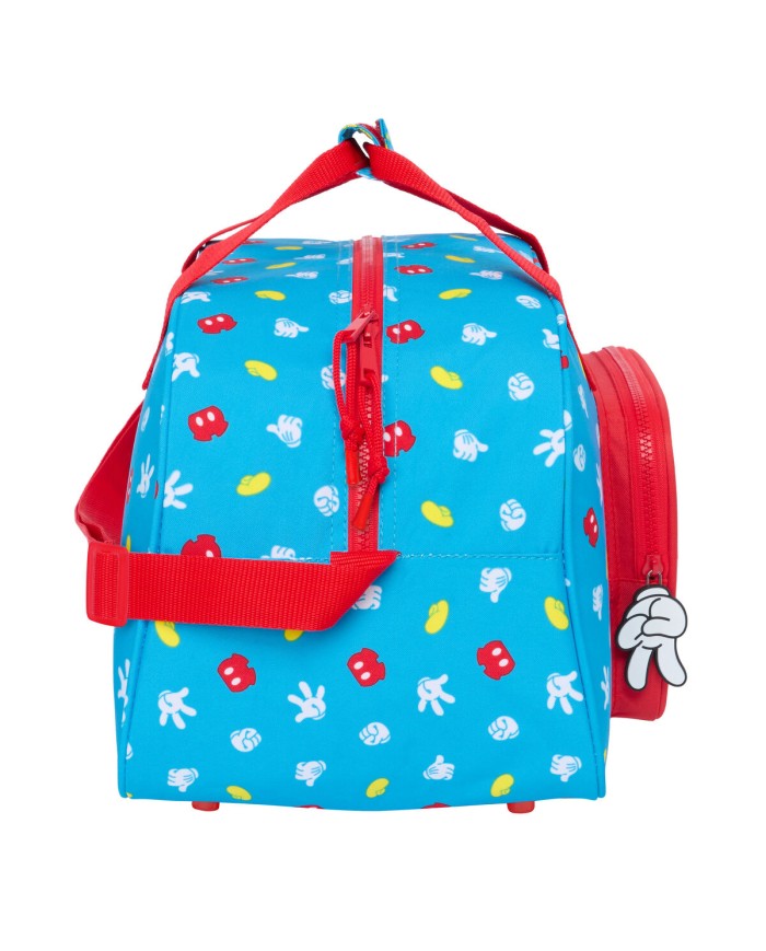 Borsa da Palestra Mickey Mouse Clubhouse Fantastic Azzurro Rosso 40 x 24 x 23 cm