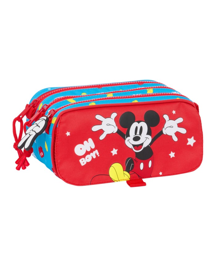Portaoggetti Doppio Mickey Mouse Clubhouse Fantastic Azzurro Rosso 21,5 x 10 x 8 cm