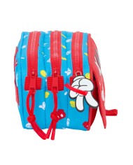 Portaoggetti Doppio Mickey Mouse Clubhouse Fantastic Azzurro Rosso 21,5 x 10 x 8 cm