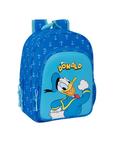 Zaino Scuola Donald Azzurro 26 x 34 x 11 cm Zaino Scuola Donald Azzurro 26 x 34 x 11 cm