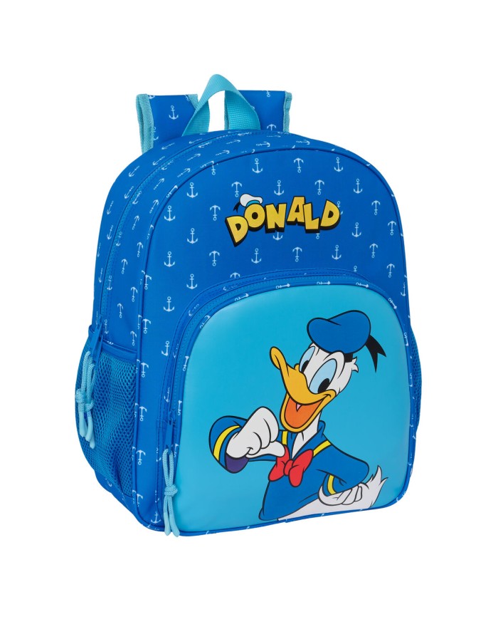 Zaino Scuola Donald Azzurro 32 X 38 X 12 cm Zaino Scuola Donald Azzurro 32 X 38 X 12 cm