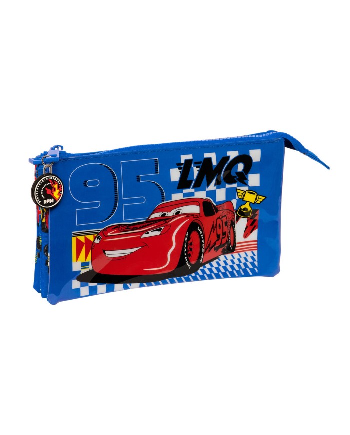 Portaoggetti Triplo Cars Race ready Azzurro 22 x 12 x 3 cm Portaoggetti Triplo Cars Race ready Azzurro 22 x 12 x 3 cm