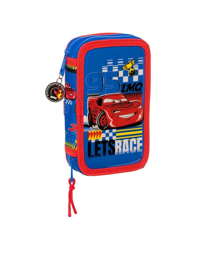 Astuccio Doppio Cars Race ready Azzurro 12.5 x 19.5 x 4 cm (28 Pezzi) Astuccio Doppio Cars Race ready Azzurro 12.5 x 19.5 x 4 cm (28 Pezzi)