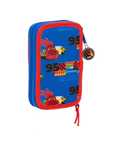 Astuccio Doppio Cars Race ready Azzurro 12.5 x 19.5 x 4 cm (28 Pezzi) Astuccio Doppio Cars Race ready Azzurro 12.5 x 19.5 x 4 cm (28 Pezzi)