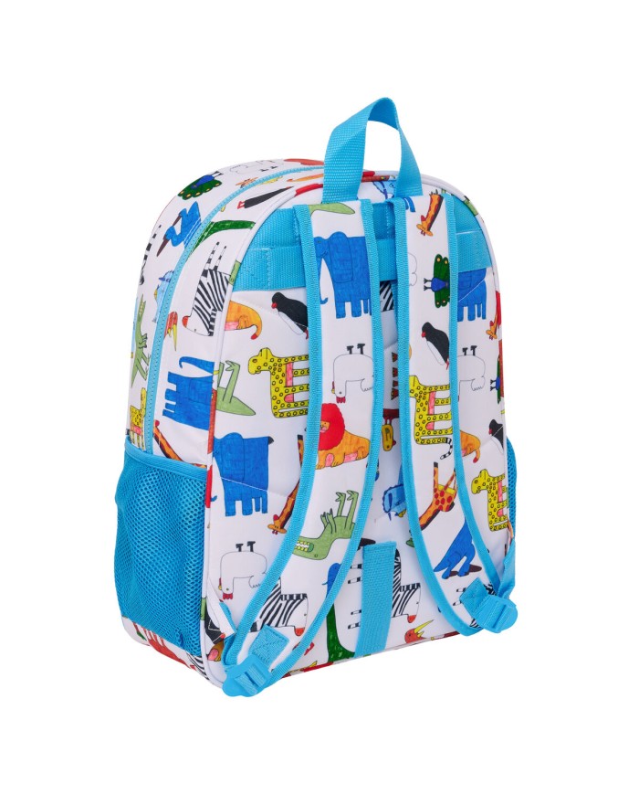 Zaino Scuola Algo de Jaime Bianco 33 x 42 x 14 cm Zaino Scuola Algo de Jaime Bianco 33 x 42 x 14 cm