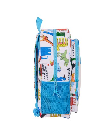 Zaino Scuola Algo de Jaime Bianco 33 x 42 x 14 cm Zaino Scuola Algo de Jaime Bianco 33 x 42 x 14 cm