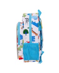 Zaino Scuola Algo de Jaime Bianco 26 x 34 x 11 cm Zaino Scuola Algo de Jaime Bianco 26 x 34 x 11 cm