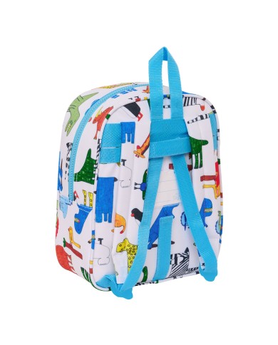 Zaino per Bambini Algo de Jaime Bianco 22 x 27 x 10 cm Zaino per Bambini Algo de Jaime Bianco 22 x 27 x 10 cm