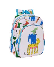 Zaino Scuola Algo de Jaime Bianco 26 x 34 x 11 cm Zaino Scuola Algo de Jaime Bianco 26 x 34 x 11 cm