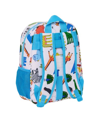 Zaino Scuola Algo de Jaime Bianco 26 x 34 x 11 cm Zaino Scuola Algo de Jaime Bianco 26 x 34 x 11 cm