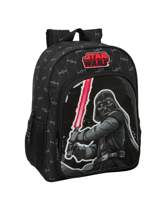 Zaino Scuola Star Wars The fighter Nero 32 X 38 X 12 cm