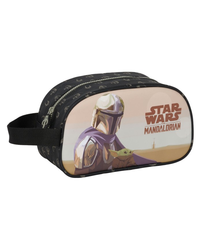 Necessaire per la Scuola The Mandalorian This is the way Nero 26 x 15 x 12 cm