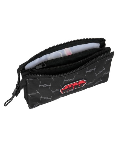 Portaoggetti Doppio Star Wars The fighter Nero 22 x 12 x 3 cm Portaoggetti Doppio Star Wars The fighter Nero 22 x 12 x 3 cm