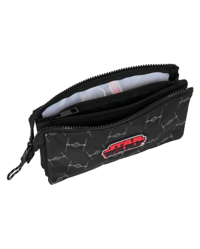 Portaoggetti Doppio Star Wars The fighter Nero 22 x 12 x 3 cm