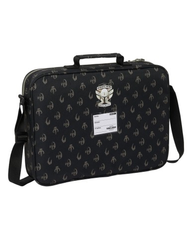Borsa per la scuola The Mandalorian This is the way Marrone Nero 38 x 28 x 6 cm Borsa per la scuola The Mandalorian This is the way Marrone Nero 38 x 28 x 6 cm