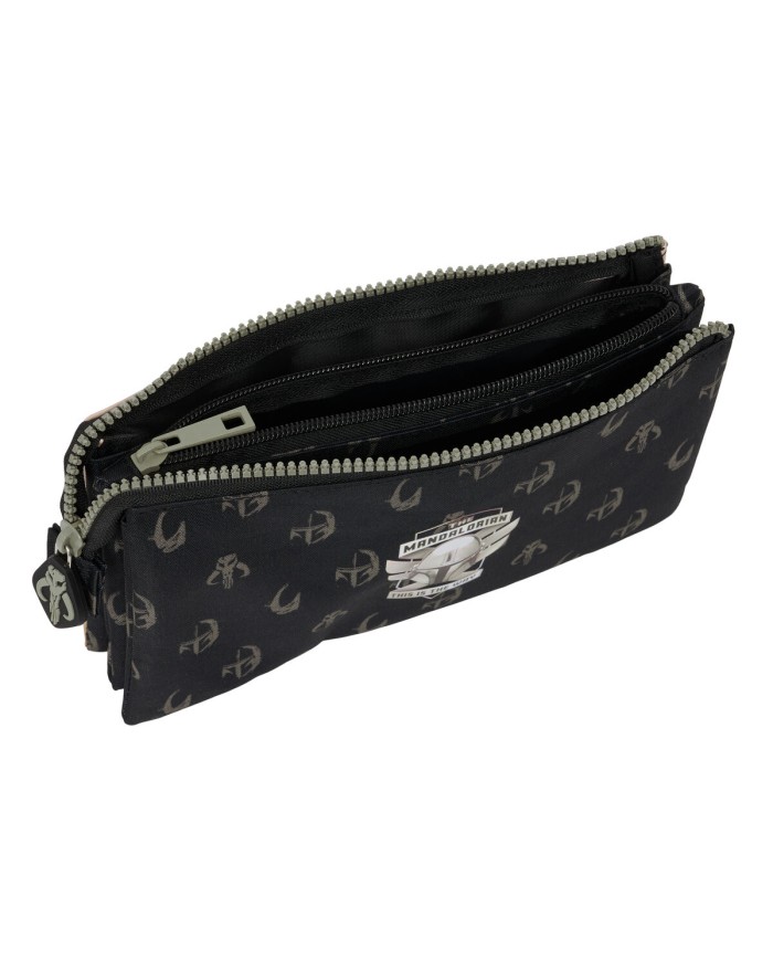 Portaoggetti Doppio The Mandalorian This is the way Nero 22 x 12 x 3 cm Portaoggetti Doppio The Mandalorian This is the way Nero 22 x 12 x 3 cm