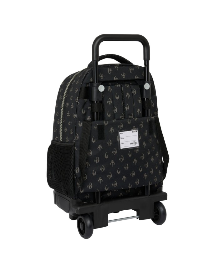 Trolley per la Scuola The Mandalorian This is the way Nero 33 X 45 X 22 cm Trolley per la Scuola The Mandalorian This is the way Nero 33 X 45 X 22 cm
