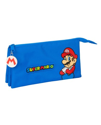 Portaoggetti Triplo Super Mario Play Azzurro Rosso 22 x 12 x 3 cm Portaoggetti Triplo Super Mario Play Azzurro Rosso 22 x 12 x 3 cm