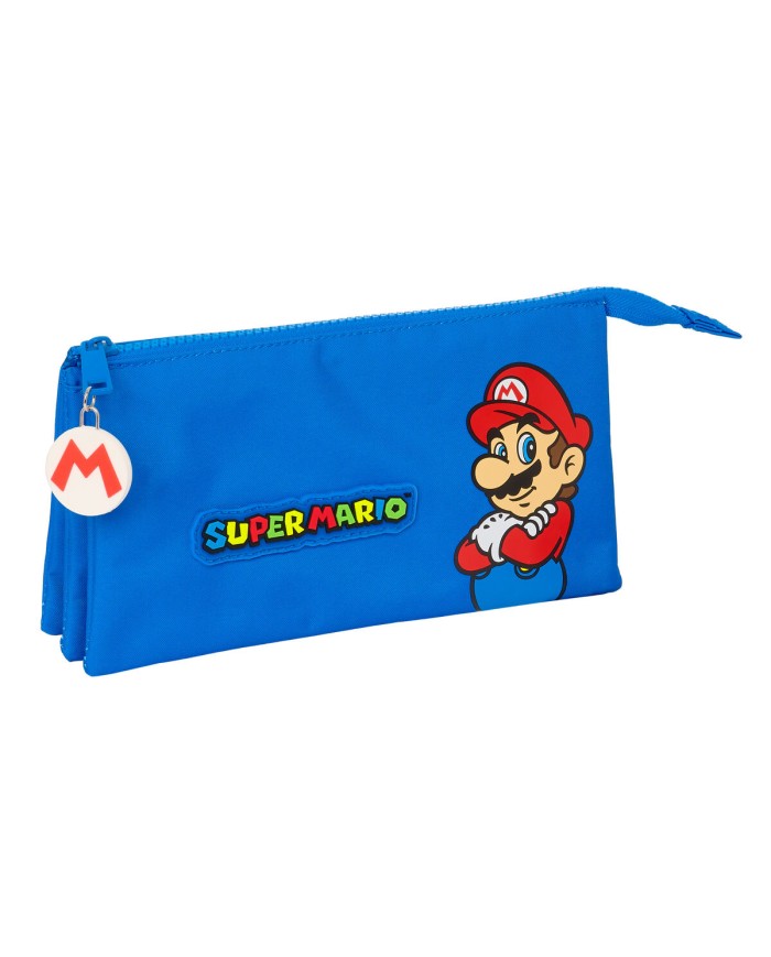Portaoggetti Triplo Super Mario Play Azzurro Rosso 22 x 12 x 3 cm Portaoggetti Triplo Super Mario Play Azzurro Rosso 22 x 12 x 3 cm