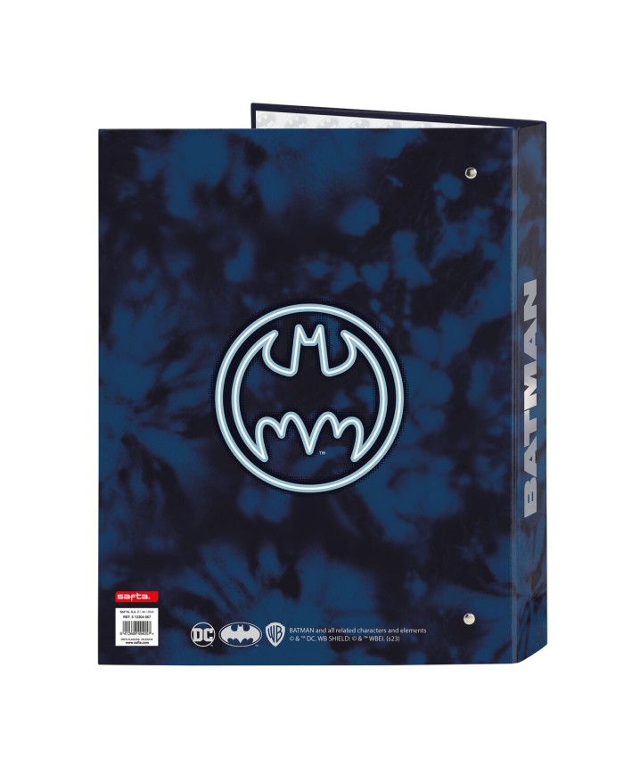 Raccoglitore ad anelli Batman Legendary Blu Marino A4 26.5 x 33 x 4 cm
