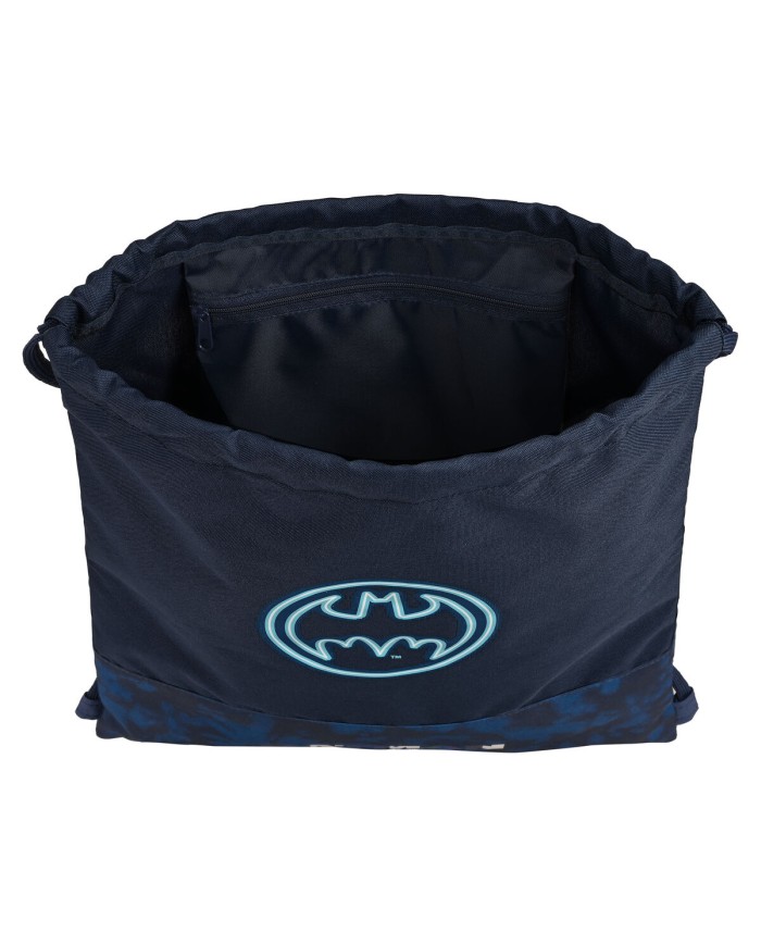 Zainetto con Cordini Batman Legendary Blu Marino 35 x 40 x 1 cm Zainetto con Cordini Batman Legendary Blu Marino 35 x 40 x 1 cm