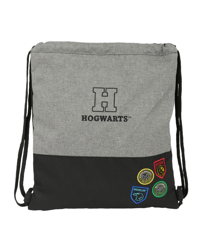 Zainetto con Cordini Harry Potter House of champions Nero Grigio 35 x 40 x 1 cm Zainetto con Cordini Harry Potter House of champions Nero Grigio 35 x 40 x 1 cm