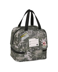 Portamerenda Jurassic World Warning Grigio 20 x 20 x 15 cm Portamerenda Jurassic World Warning Grigio 20 x 20 x 15 cm