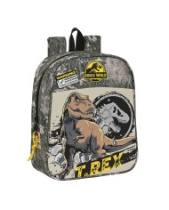 Zaino per Bambini Jurassic World Warning Grigio 22 x 27 x 10 cm Zaino per Bambini Jurassic World Warning Grigio 22 x 27 x 10 cm