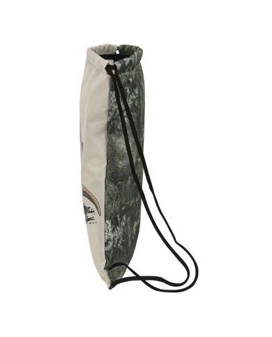 Zainetto con Cordini Jurassic World Warning Grigio 35 x 40 x 1 cm Zainetto con Cordini Jurassic World Warning Grigio 35 x 40 x 1 cm