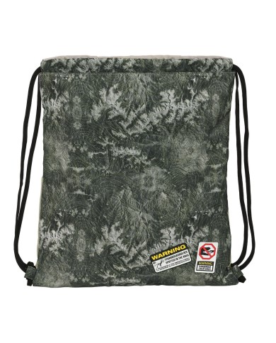 Zainetto con Cordini Jurassic World Warning Grigio 35 x 40 x 1 cm