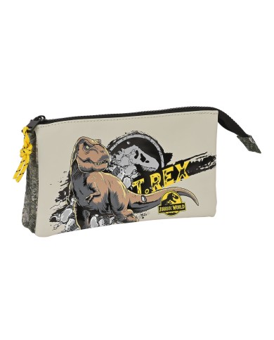 Portaoggetti Triplo Jurassic World Warning Grigio 22 x 12 x 3 cm Portaoggetti Triplo Jurassic World Warning Grigio 22 x 12 x 3 cm
