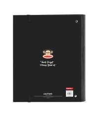 Raccoglitore ad anelli Paul Frank Join the fun Nero 27 x 32 x 3.5 cm