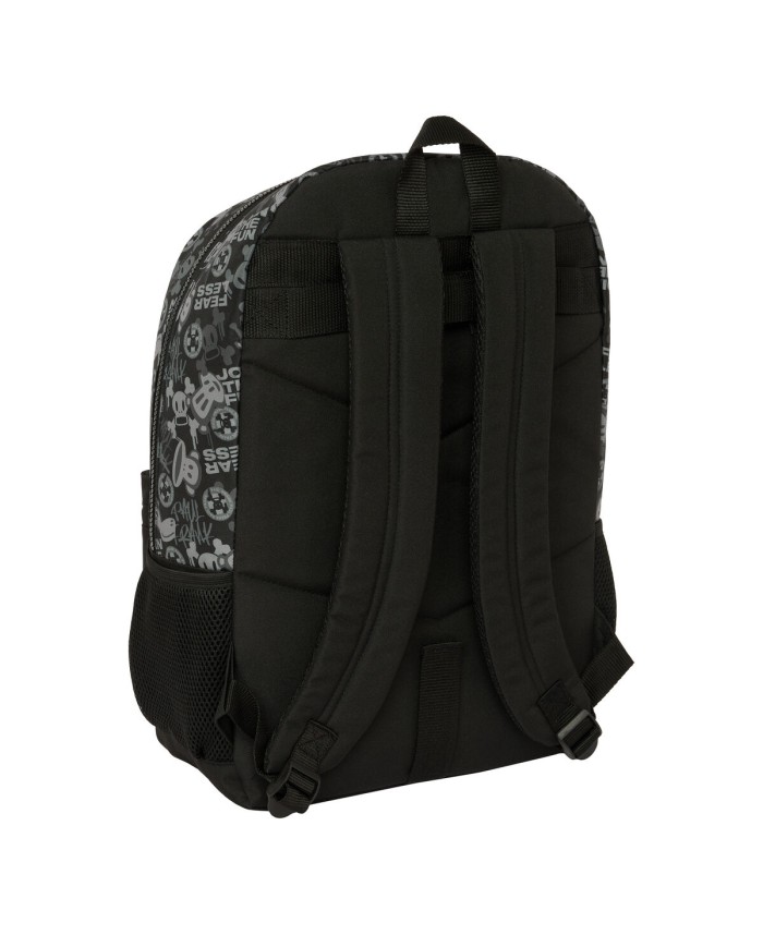 Zaino Scuola Paul Frank Join the fun Nero 30 x 46 x 14 cm