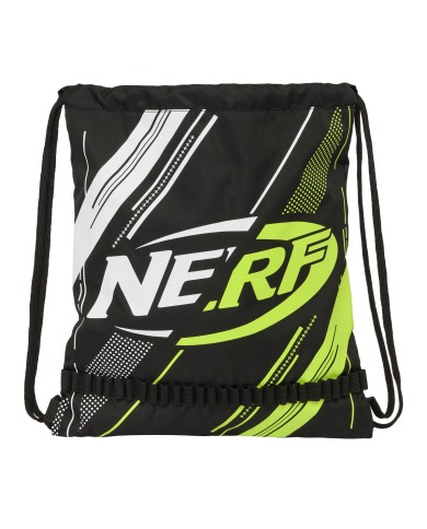 Zainetto con Cordini Nerf Get ready Nero 35 x 40 x 1 cm