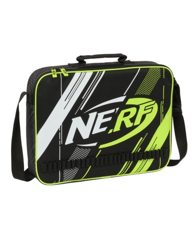 Borsa per la scuola Nerf Get ready Nero 38 x 28 x 6 cm