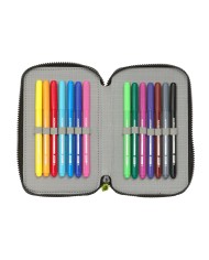 Astuccio Doppio Nerf Get ready Nero 12.5 x 19.5 x 4 cm (28 Pezzi) Astuccio Doppio Nerf Get ready Nero 12.5 x 19.5 x 4 cm (28 Pezzi)