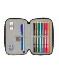 Astuccio Doppio Nerf Get ready Nero 12.5 x 19.5 x 4 cm (28 Pezzi) Astuccio Doppio Nerf Get ready Nero 12.5 x 19.5 x 4 cm (28 Pezzi)