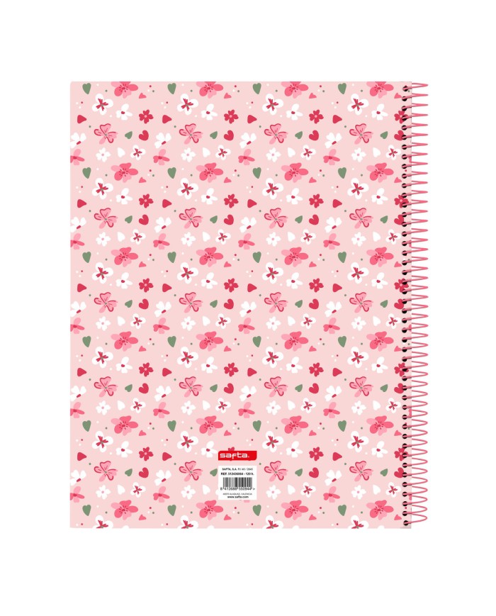 Agenda Vicky Martín Berrocal In bloom Rosa A4 120 Fogli